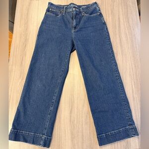 J Crew Slim Wide Leg Jean, Size 28
